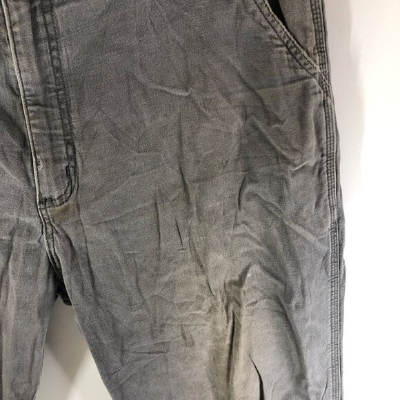 Carhartt Work Pant Relaxed Fit Rugged Flex Canvas Gray 102291 40x34 Actual 40x32 - Picture 4 of 10